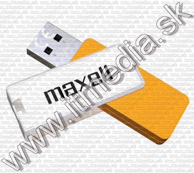 Maxell Pendrive 64GB *Typhoon* *WHITE-ORANGE* USB 3.1 (IT13783) Image of Maxell Pendrive 64GB *Typhoon* *WHITE-ORANGE* USB 3.1 (IT13783)