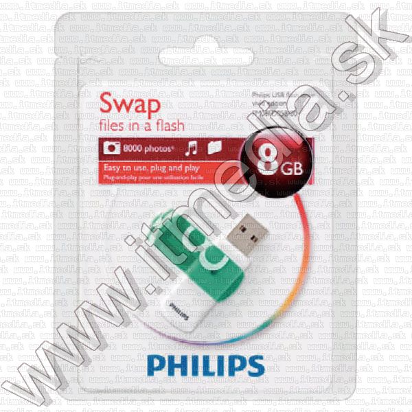 Image of Philips USB pendrive 8GB *VIVID* (IT8061)