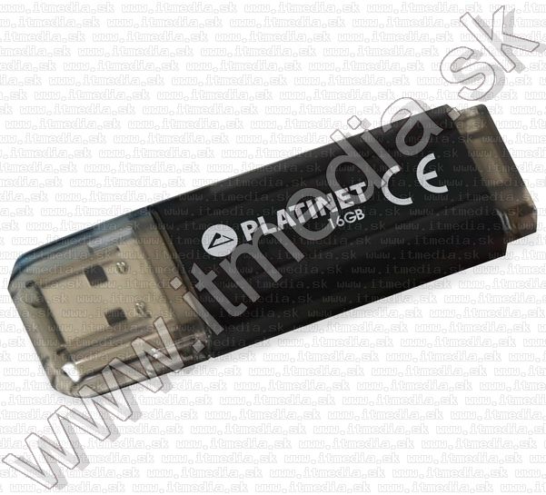 Image of Platinet USB pendrive 16GB V-Depo (42176) *Black* (13/3MBps) (IT11986)