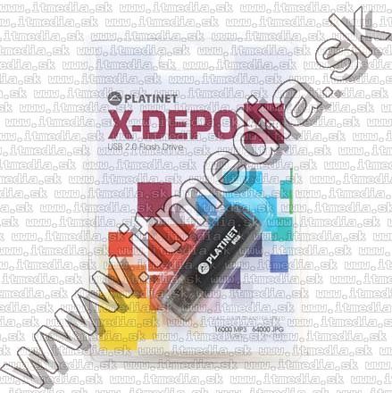 Image of Platinet USB pendrive 64GB X-Depo (42117) [18R4W] (IT11252)