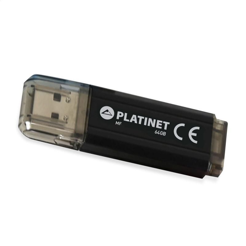 Image of Platinet USB pendrive 64GB V-Depo (44536) *Black* (17/4MBps) (IT14447)