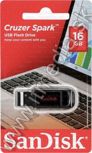 Image of Sandisk USB pendrive 16GB *Cruzer Spark* SDCZ61-016G-G35 (IT13790)