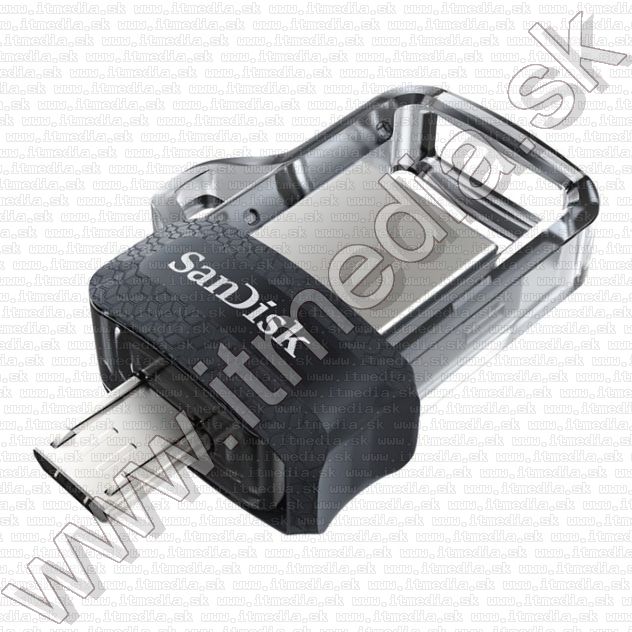 Image of Sandisk pendrive 16GB *Ultra Dual Drive M3.0* *USB 3.0 + microUSB (OTG)* [130R] (IT12718)