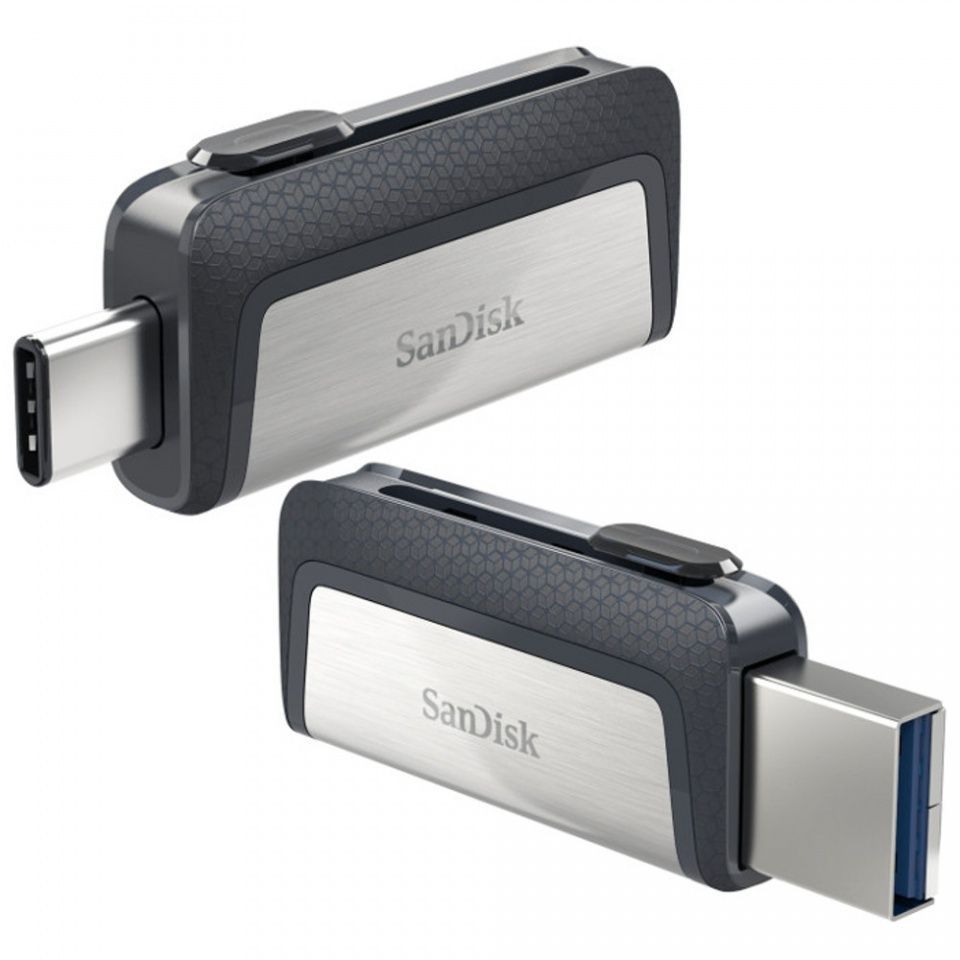 Image of Sandisk USB 3.0 pendrive 32GB *Ultra Dual Drive USB Type-C* *USB + USB-C* [130R] (IT14498)