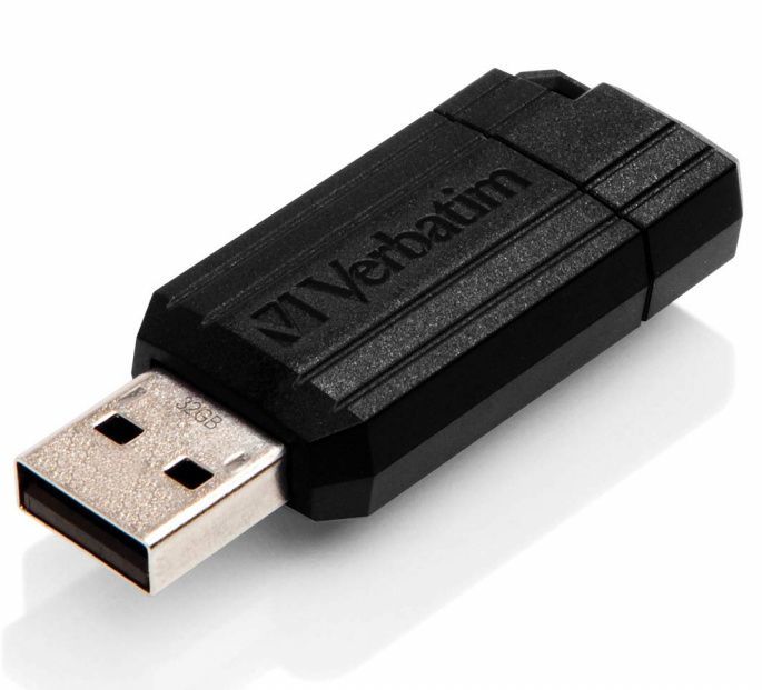 Image of Verbatim 16GB USB Pendrive PinStripe (49063)  INFO! (IT8271)