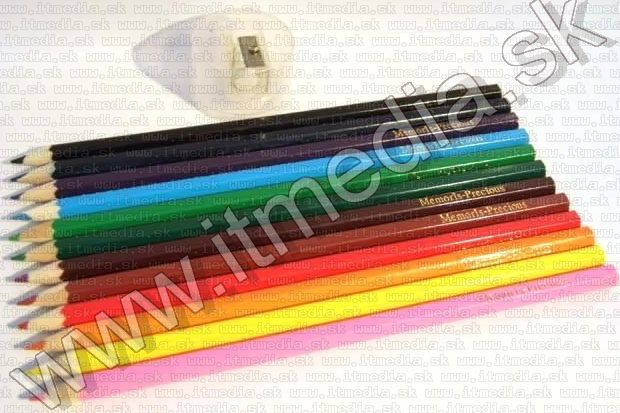 Image of Színes Ceruza Készlet 12db + hegyező (IT11354)