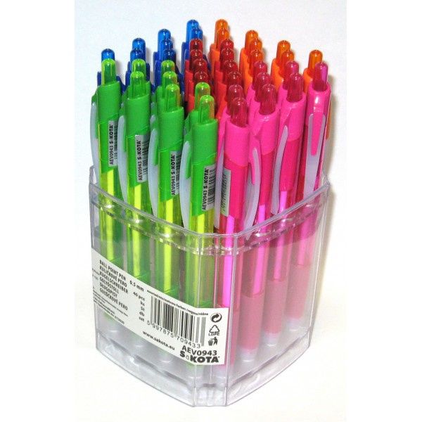 Image of Sakota golyóstoll 0.5mm Kék műanyag AEV0943 (IT12446)