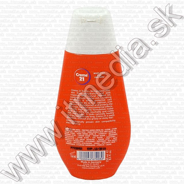 Image of Creme21 Body Milk for Dry Skin with Almond Oil and Vitamin E 250ml (IT3613)