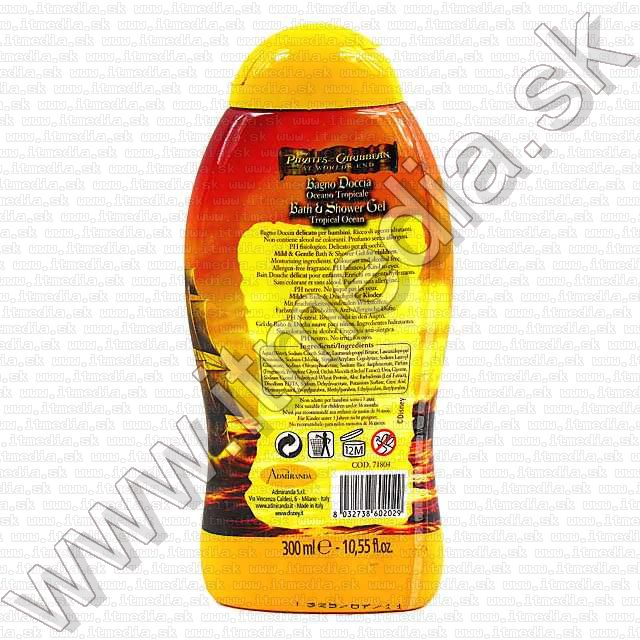 Image of Disney Pirates of the Caribbean Bath and Shower Gel 300ml Tropical Ocean (IT3228)