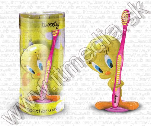 Image of Tweety Toothbrush and Toothbrush Holder (IT3290)