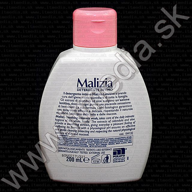 Image of Malizia intim folyékony szappan lotusz és körömvirág 200ml (IT7414)