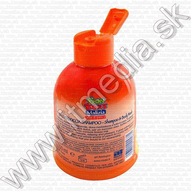 Image of Bon Bons Malizia Douche Gel (500 ml) *Latte Pesca* (IT1575)