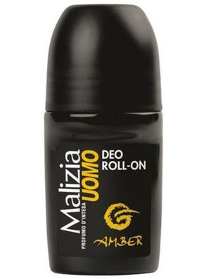 Image of Malizia UOMO Amber DEO Roll-on 50ml Plastic (IT14099)