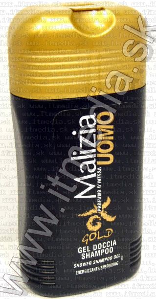 Image of Malizia UOMO tusolókrém és sampon 250 ml *Gold* (IT4044)