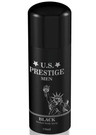 Image of U.S. Prestige Body Spray Men (150 ml DEO) **Black** (IT14096)