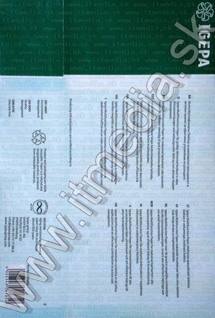 Image of IGEPA Copy Paper A4 80g Standard (500pk) (IT5362)