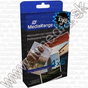 Image of Mediarange Glossy Photopaper A6 220g (4x6) * (50pk) (IT6776)