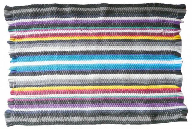 Image of Rongyszőnyeg, 35x55cm csíkos (IT10221)