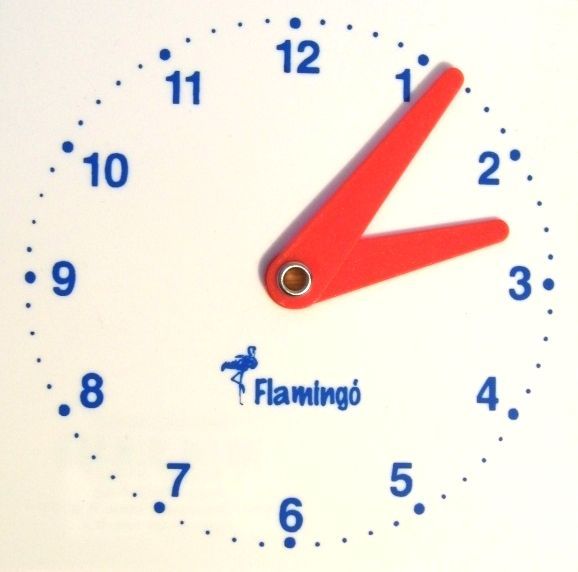 Image of Műanyag óra iskolai taneszköz (IT11398)