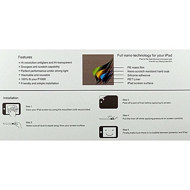 Image of Screen Protector Foil Apple iPad 2-3 Clear (IT8965)