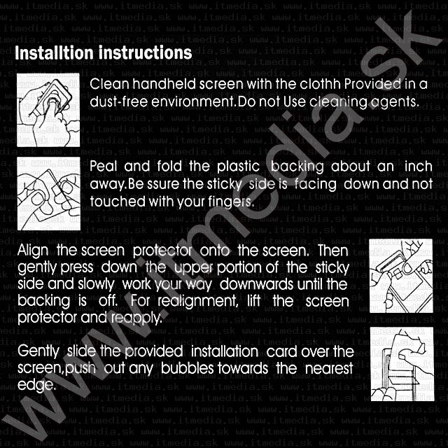 Image of Screen Protector Samsung P1000 (Galaxy Tab) 185x117mm (IT8537)