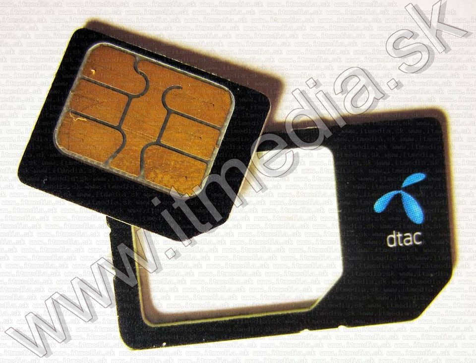 Image of Thai SIM kártya (feltöltős) DTAC Happy miniSIM microSIM (IT13285)