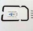 Image of Thai SIM kártya (feltöltős) DTAC Happy miniSIM microSIM (IT13284)