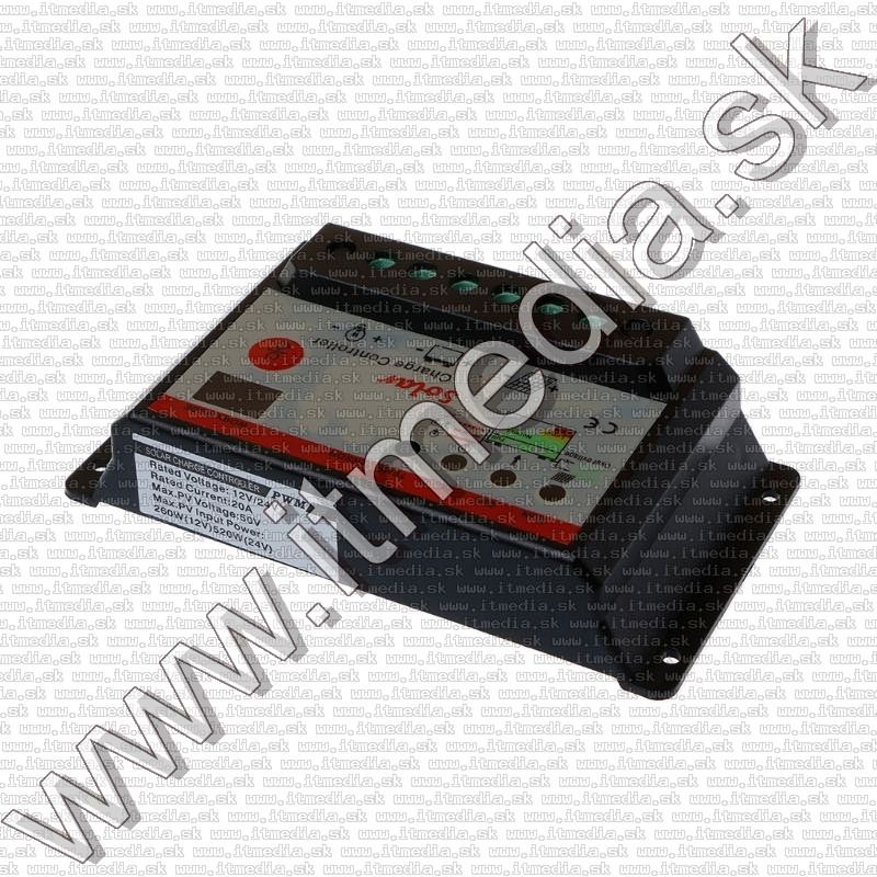 Image of Napelemes Töltő Elektronika 12V 10A LED info! (IT13307)