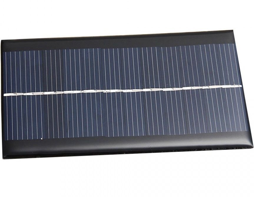 Image of Polikristályos Napelem Panel 110x60mm 1W 6V 150mA Műgyanta (IT12068)