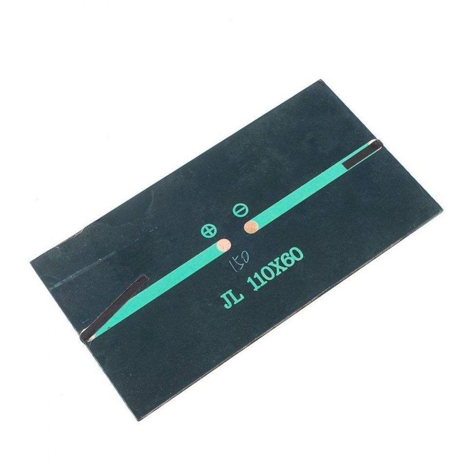 Image of Polikristályos Napelem Panel 110x60mm 1W 6V 150mA Műgyanta (IT12068)