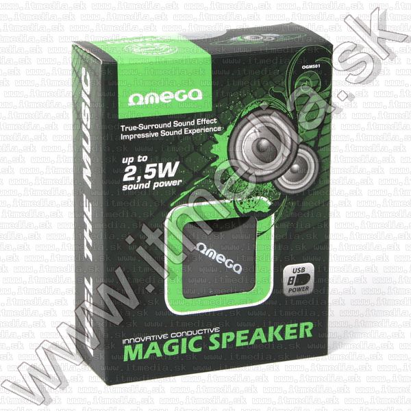 Image of Omega Magic Conductive Speaker USB *Mono* !info (IT8203)