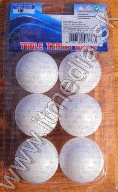 Image of Pingpong labda készlet 6x Fehér (IT11362)