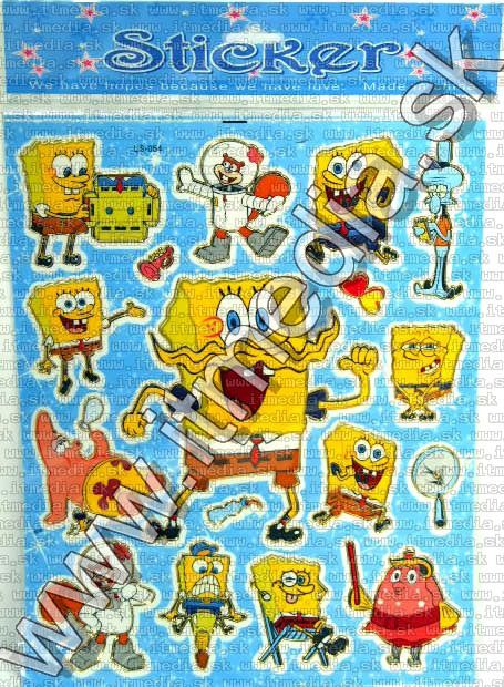 Image of *Spongebob* Sticker 25x20 (LS-054) (IT4071)
