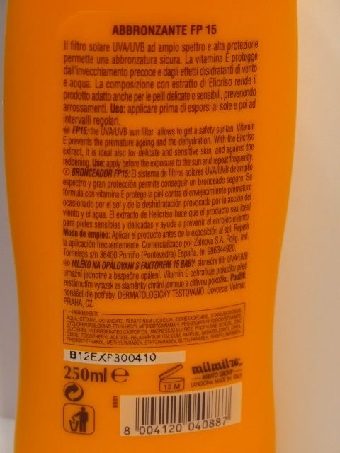 Image of Delice Sun Cream FP15 250ml (IT2374)