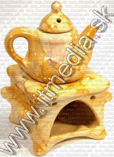 Image of Kerámia Teás Kanna illóolaj párologtató mécses (IT0847)