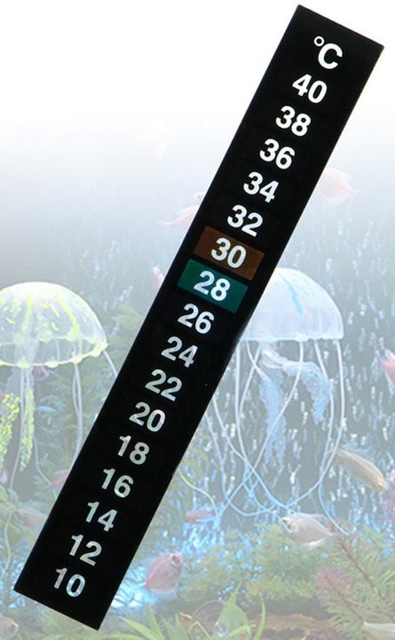 Image of Akvárium hőmérő film 10-40 Fok (Celsius) Bulk 13cm (IT14108)