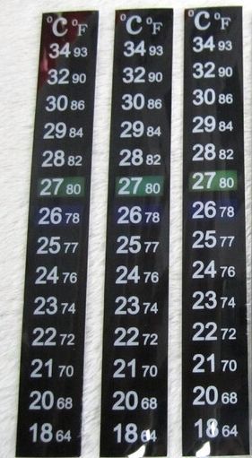 Image of Akvárium hőmérő film 18-34 Fok (Celsius) 13cm Bulk (IT12893)