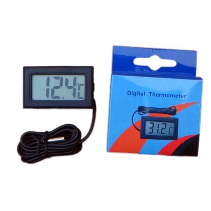 Image of Digital LCD Thermometer with external Probe BLACK (IT12683)