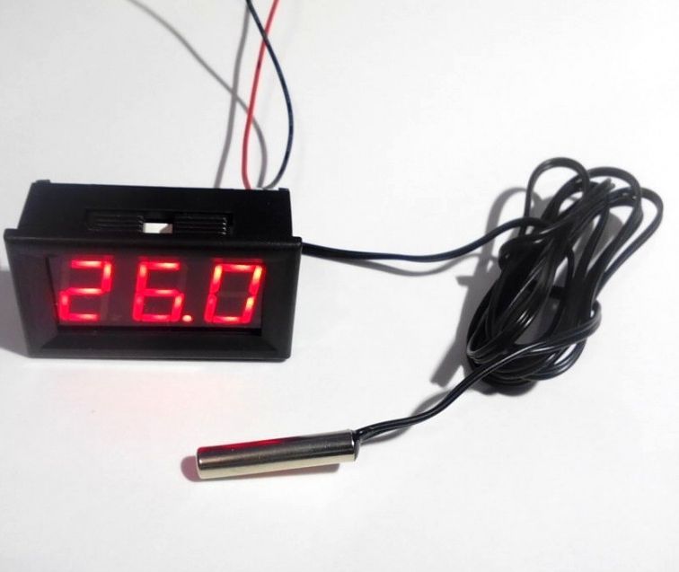 Image of Digital LED Thermometer (Red) -50..+110C (IT12651)