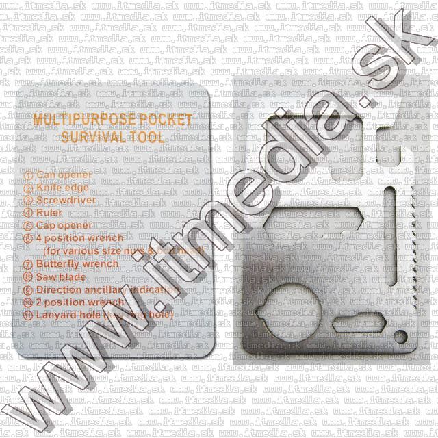 Image of Multipurpose Pocket Survival Tool (11function) (IT9726)