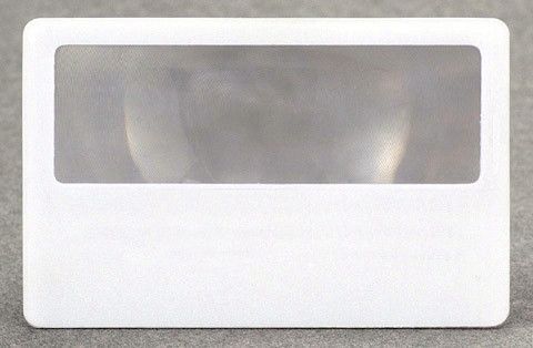 Image of Műanyag nagyítós kártya (névjegykártya méret) 85x55mm (feliratozható) (IT10064)