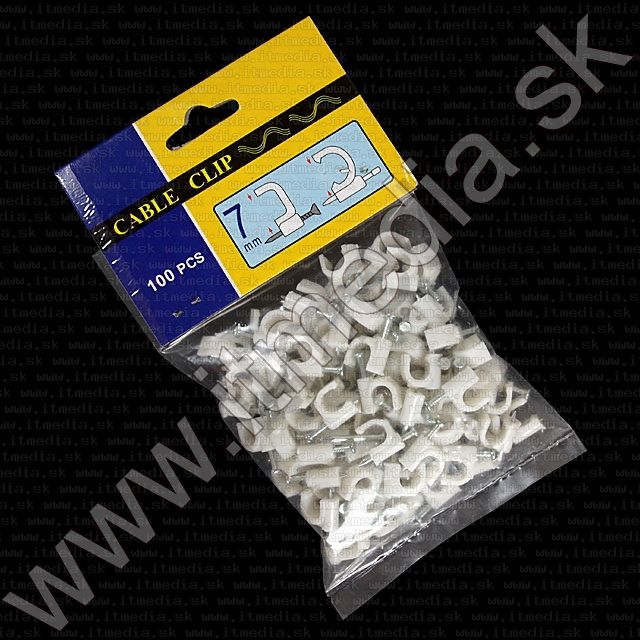 Image of Noname Cable Clip 7mm 100-set (IT0901)