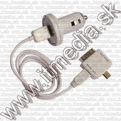 Image of Travel Charger for Apple iPhone-HTC-BlackBerry 4-in-1 Set INFO! (IT7987)