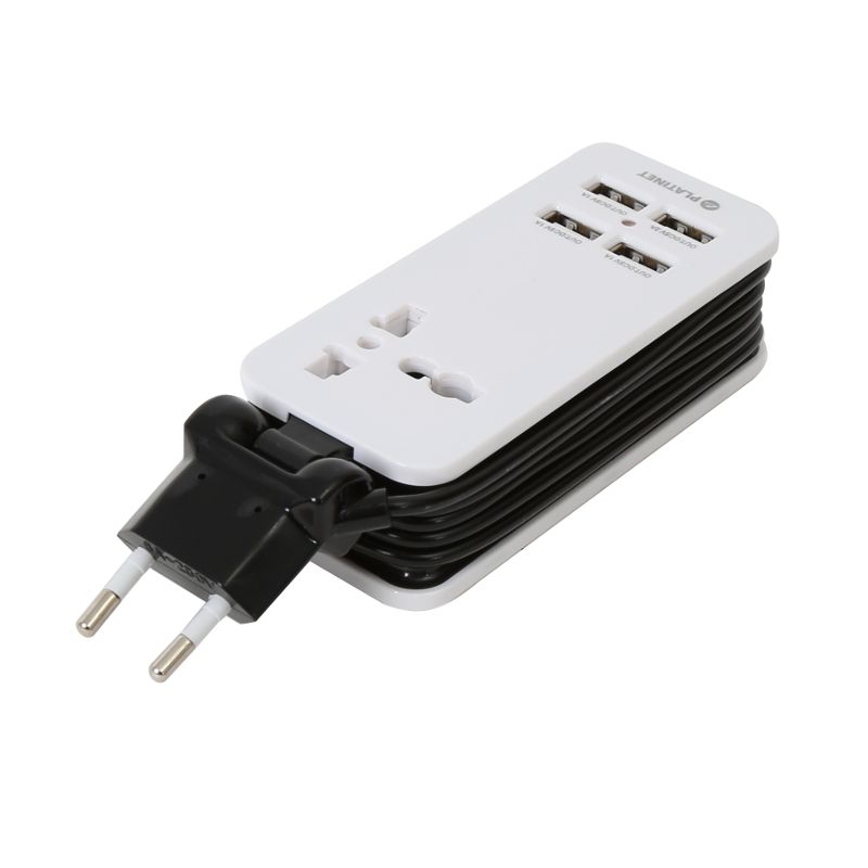 Image of Universal Travel Socket Extender Converter with USB Charger info! (IT13770)