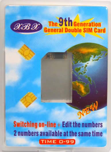 Image of Universal DOUBLE SIM Card INFO! BULK (IT4008)