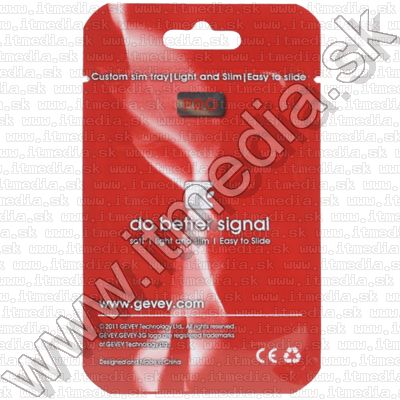 Image of Gevey PRO Upgrade I-Phone4 Unlocking Turbo SIM Card Tray (IT9041)