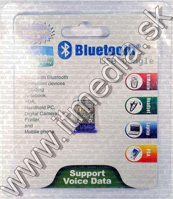 Image of Bluetooth v2.0 *nano* USB dongle Vista ready *Blue* (IT4122)