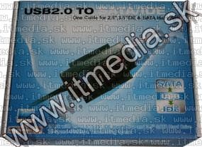 Image of IT Media USB 2.0 to 2xIDE + SATA converter *OTB* v2 (IT7064)