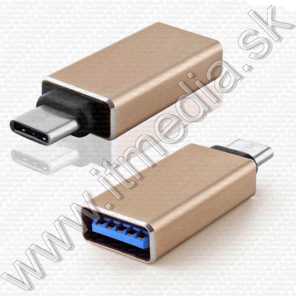 Image of USB 3.1 to USB-C (3.1) adapter *Black* Metal (IT11970)