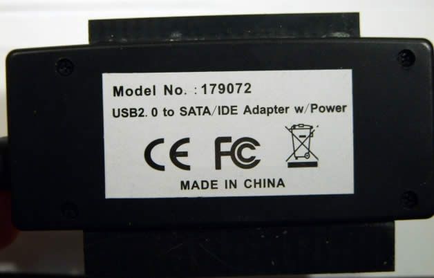 Image of Manhattan USB 2.0 to 2xIDE + SATA converter (IT3723)